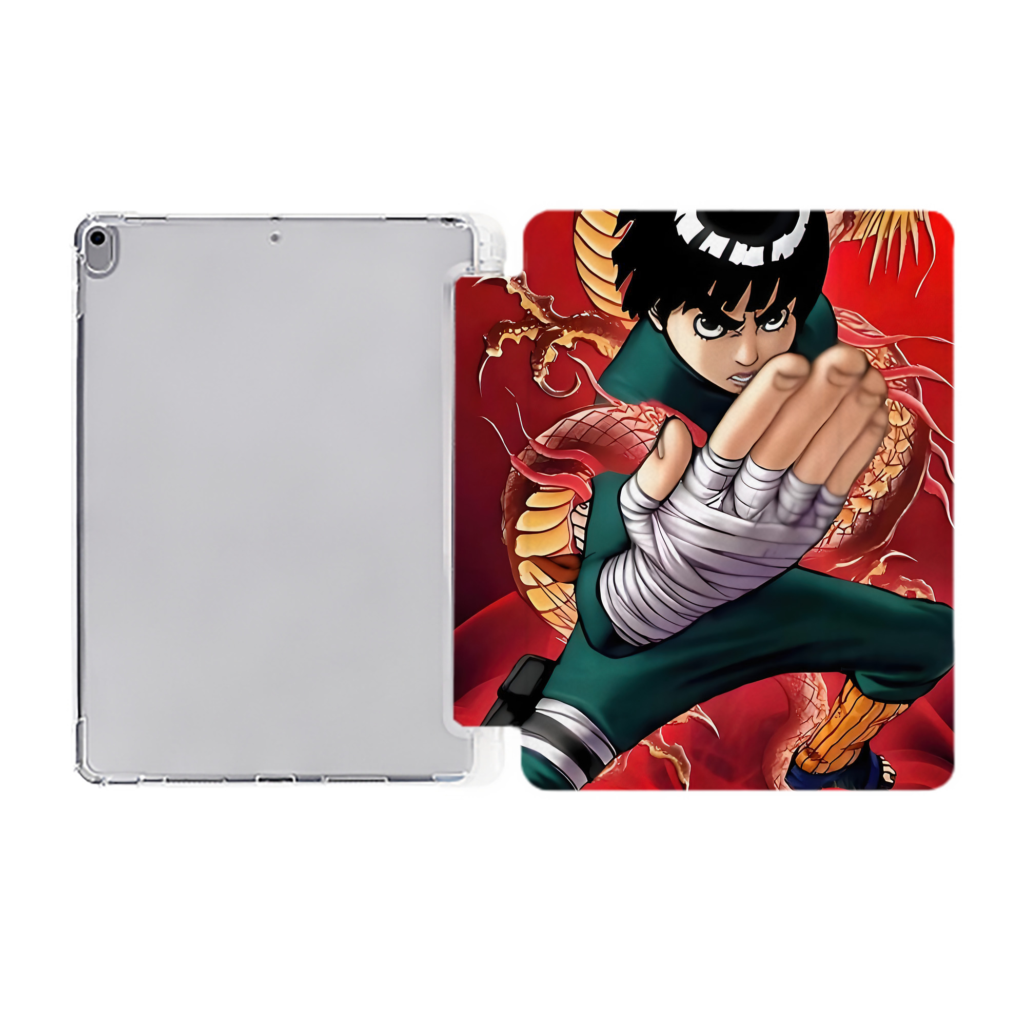 （画像用） NARUTO -ナルト- NARUTO -ナルト- 疾風伝 IPad ケース ペン収納付き 三つ折りスタンド PUレザー×シリコン 対応機種9.5/10.5/10.9インチ